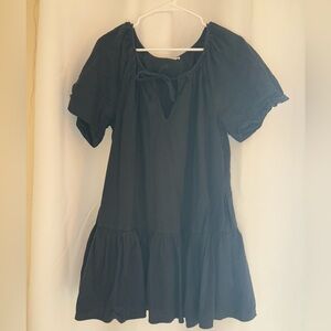 Black Short Sleeve Dress Abercrombie & Fitch